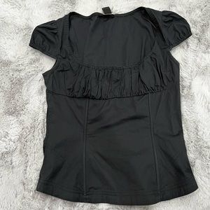 Black milkmaid style corset top
